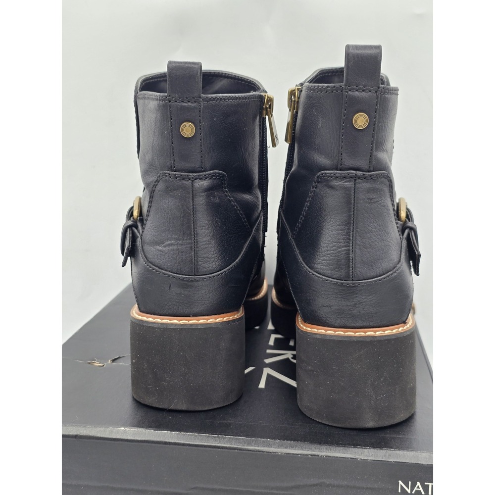 Naturalizer Women Darry Strap Bootie-Water Repellent Ankle Boot Black Sz 9 WIDE - Picture 8 of 13